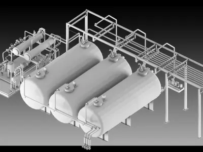 5 Factory Collection Props- High detail 3d models- Vol 09 Low-poly 3D model