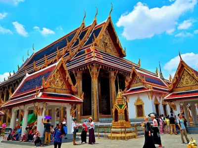 Ubosot and the Emerald Buddha 3D model