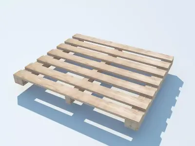 Wood Pallet 2 MAX 2011 3D model