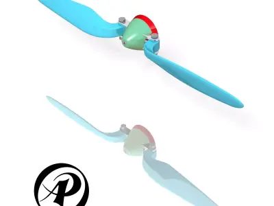 Folding Propeller AP-PR-009 10-6 3D print model