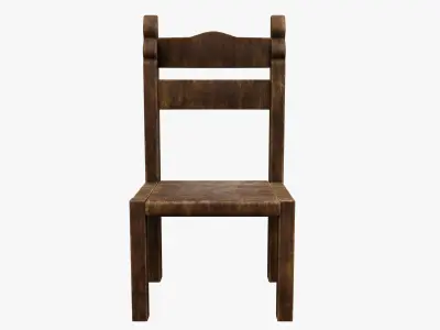 Medieval Rustic Low-poly 3D model