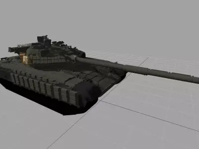 Russian tank T-64B 3D model