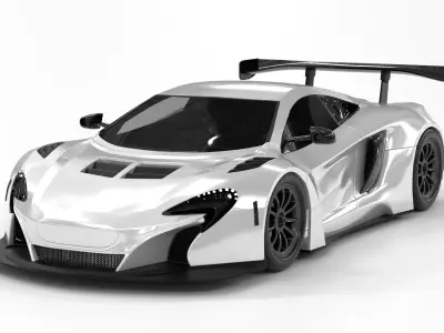 McLaren P1 Low-poly 3D model