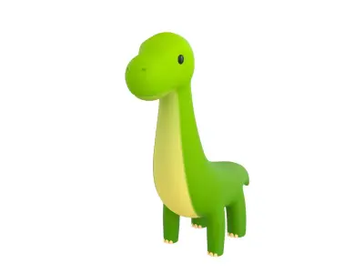 Cartoon Dinosaur 3D model buy