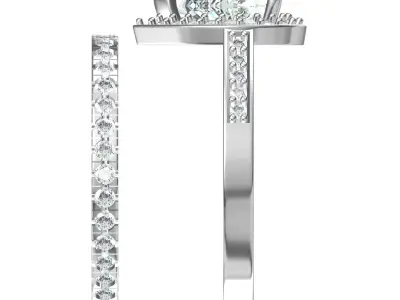 Wedding Ring  3D print model 268