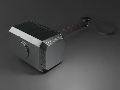 Mjolnir Hammer 3D model