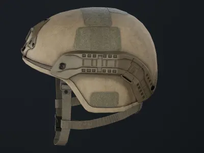 DOMINATOR II Ballistic Helmet Low-poly 3D model
