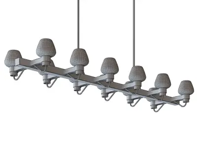 MONTALEMBERT LINEAR CHANDELIER 3D model