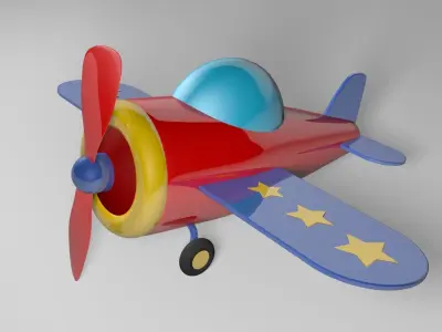 Toy Airplane  3D model buy