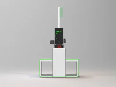 Self checkout design 3D model