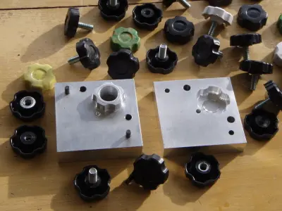 Knob and Mold Cavity Free 3D model