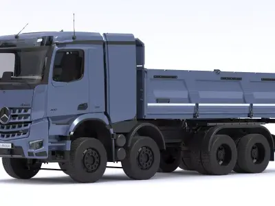Mercedes Benz eArocs 400 Electric Dump Truck 3D model