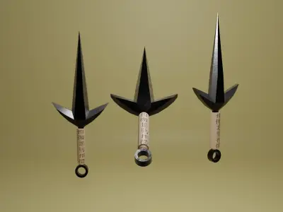Minato Kunai 3D model