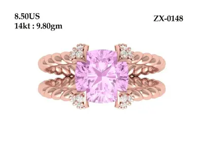 Wedding Ring  3D print model 285