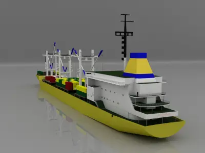 MV Sulpicio Express Seven 3D model