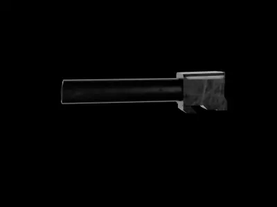 HK USP9mm Handgun Low-poly 3D model