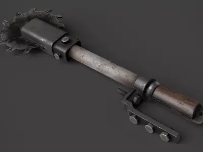 Modifiable Strike Weapon 16 Low-poly 3D model