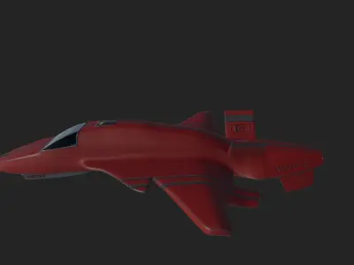 Hornet Space Fighter Free 3D model