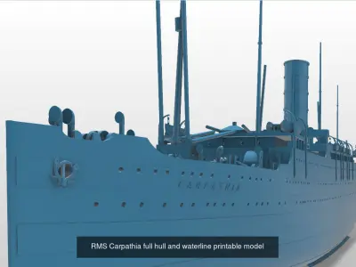 Carpathia and Nomadic printable models pack