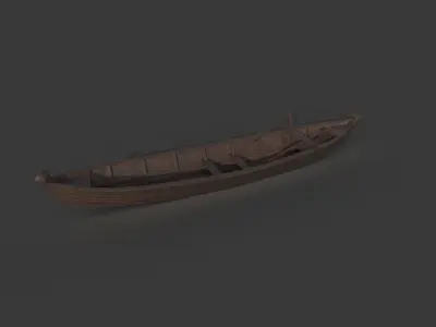 Asia Boat Free 3D model