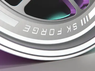 SK X SOSCARE Violet 3D model