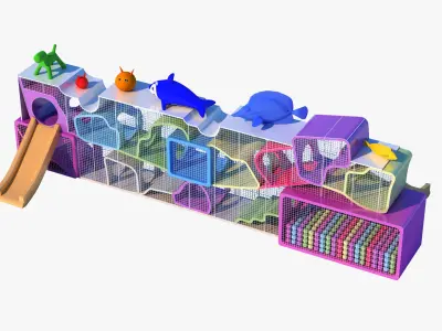 Playground Set 3D model 3D model