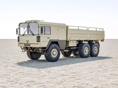 MAN KAT1 6x6 Military Truck 3D model