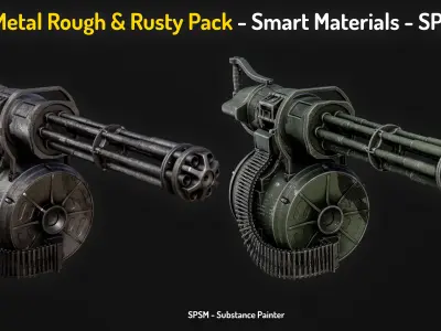 25 Metal Rough And Rusty Smart Material Texture