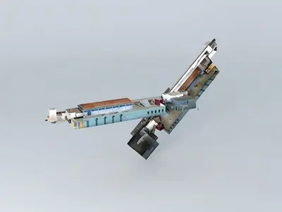 Fish Market in Santa Pola Free 3D model