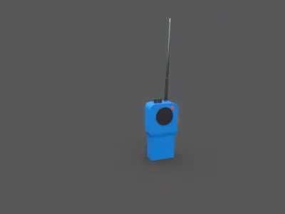  walkie talkie Low-poly 3D model