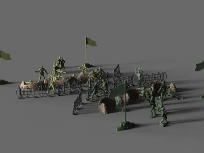 Green Army Miniatures 3D model