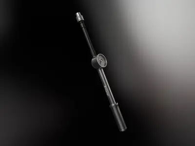 MTB Shock Pump Low-poly 3D model