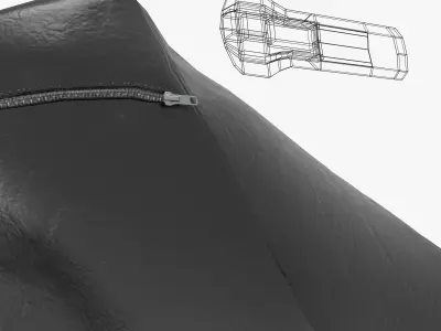 Body bags Low-poly 3D model