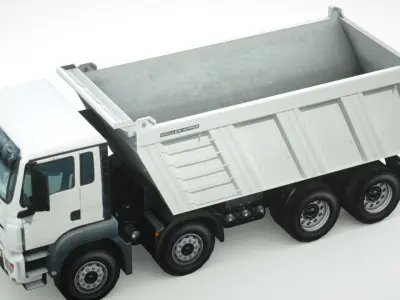 Generic Dumper truck Low-poly 3D model