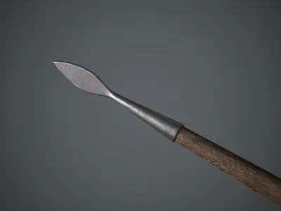 Javelin Medieval Free low-poly 3D model