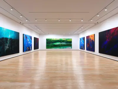 Art Museum Gallery Interior 1c - Textured Low-poly 3D model