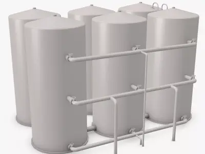 Industrial Boilers 3D model