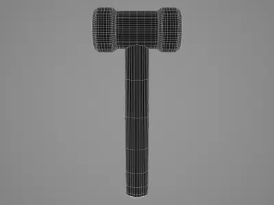 Sledgehammer Low-poly 3D model order