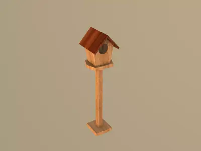 Bird House 3D model purchase