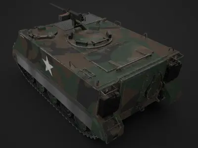 Low poly M113 Low-poly 3D model