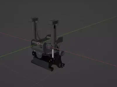 tiltrotator with cw coupler 3D model