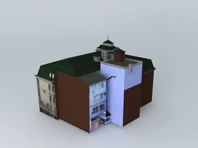 UniCreditBank building Free 3D model