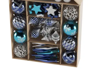  Christmas Tree Decor Gift Box 04 