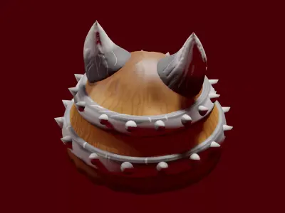 midavel helmet Low-poly 3D model