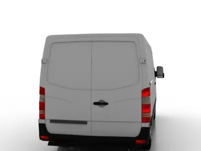 Mercedes Benz Sprinter L2H1 2009 Cargo EU 3D model