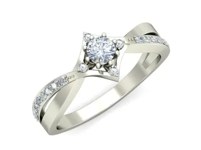 Wedding Ring  3D print model 150