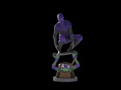 Donatello o Donnie  Ninja Turtles 3D print model