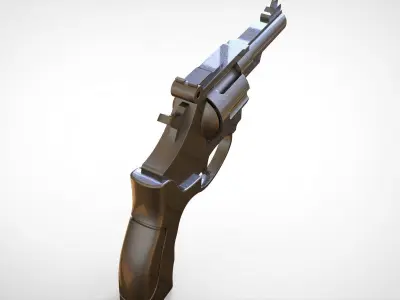 Revolver 3D model 6