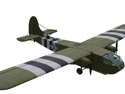 Northwestern XPG-1 Hadrian II Low-poly 3D model