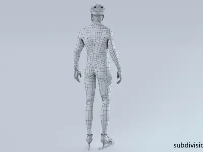  Speed Skater Short Track Animated HQ 001 Editorial License 